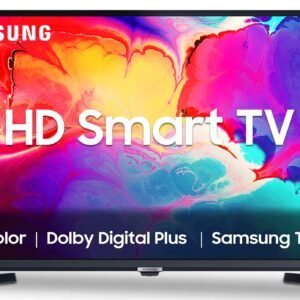 SAMSUNG 80 cm (32 Inch) HD Ready LED Smart Tizen TV with with Bezel-Free Design | PurColor | Hyper Real Picture Engine | Triple Protection | SmartThings App Support | TV Key | Connect Share(HDD) | ConnectShare (USB 2.0) (UA32T4380AKXXL)