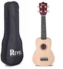 REVEL RVL-UK21-NT Soprano Ukulele (Overall Length - 62 cm)