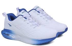 Crystal-13 Blue Sports Transparent Sole Technology For Men  (White, Blue , 7)